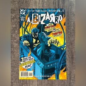 DC Comics A. Bizarro Comic Book - Blue and Yellow Cover